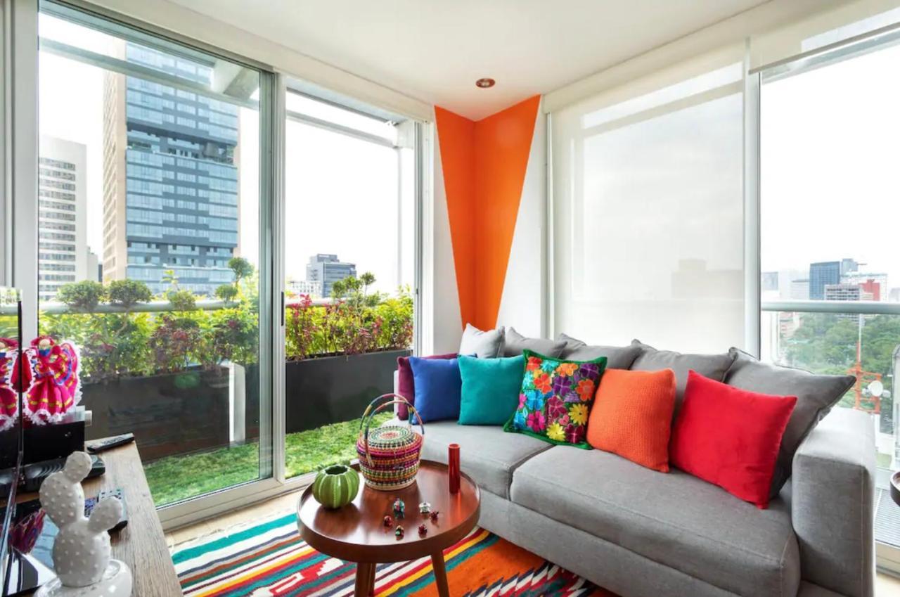 Departamento Mexicano En Polanco. Pool - Gym - Parking Mexico by Eksteriør bilde