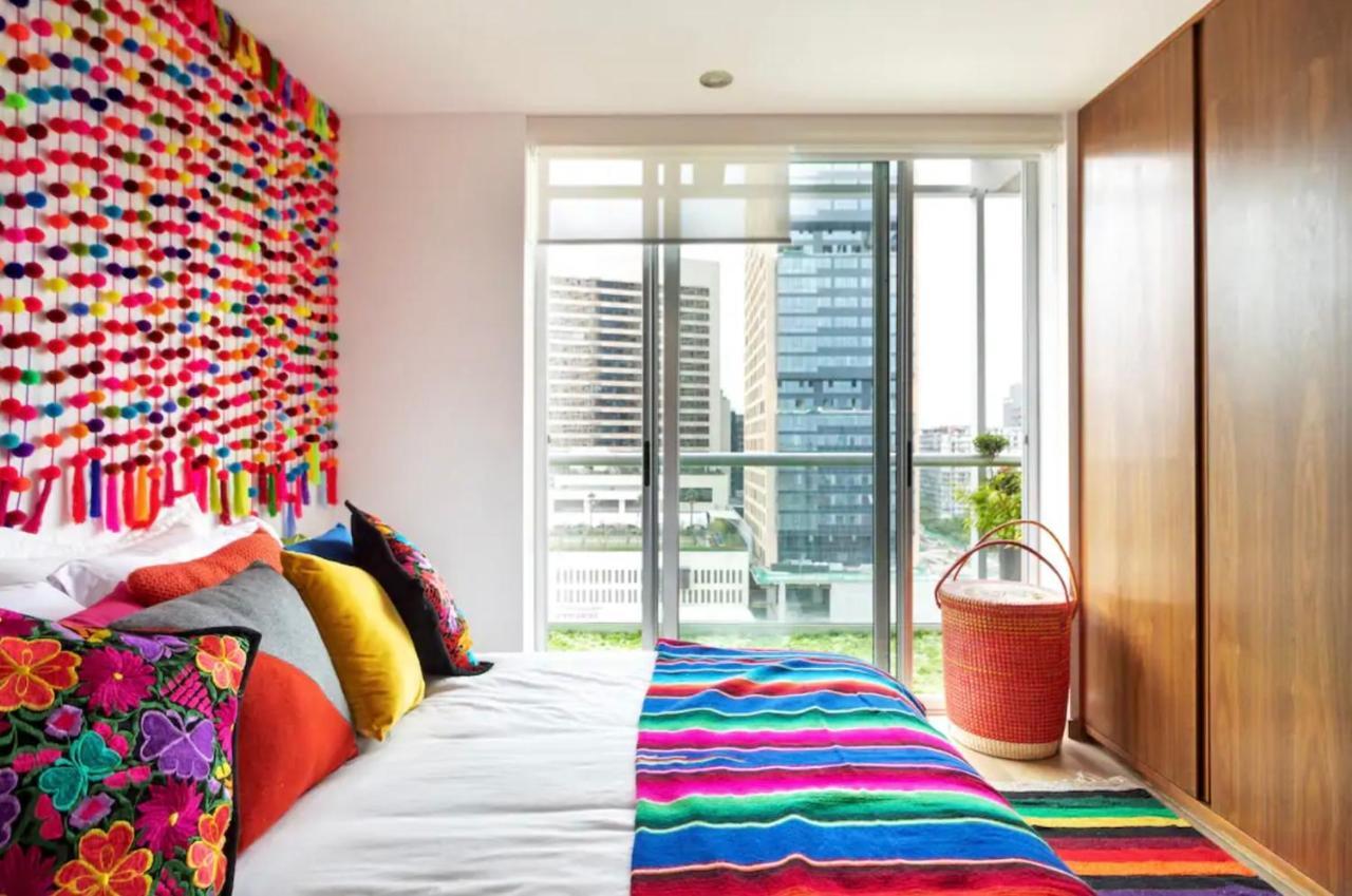Departamento Mexicano En Polanco. Pool - Gym - Parking Mexico by Eksteriør bilde